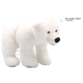 2016 mignon petit ours polaire en peluche pour la promotion, petit ours blanc en peluche promotionnel blanc